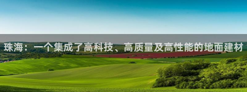 球王会体育：珠海：一个集成了高科技、高质量及高性能的地面建材